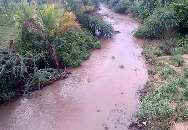 heavy rain palar river flood farmers happy 